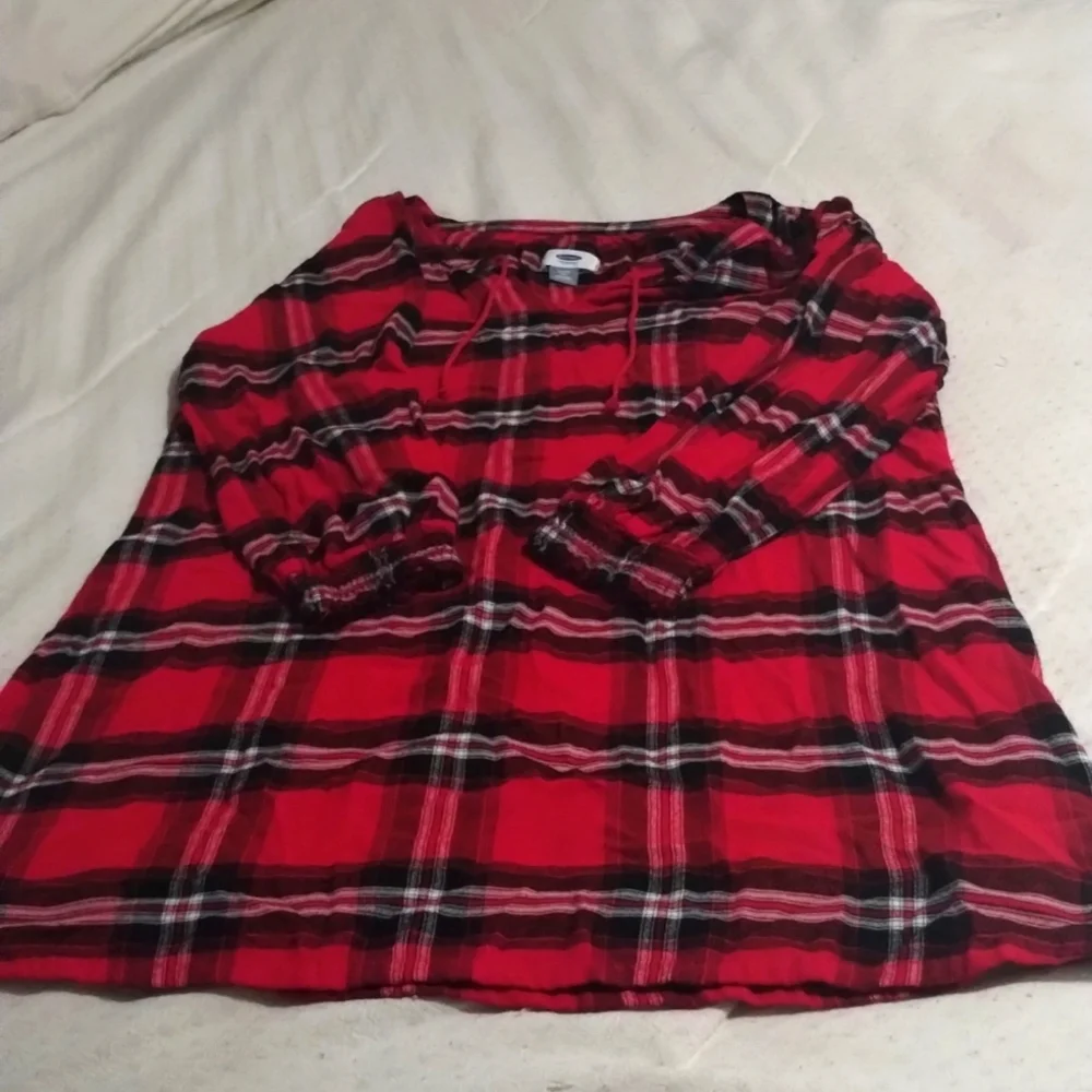 Girls Old Navy red plaid dress